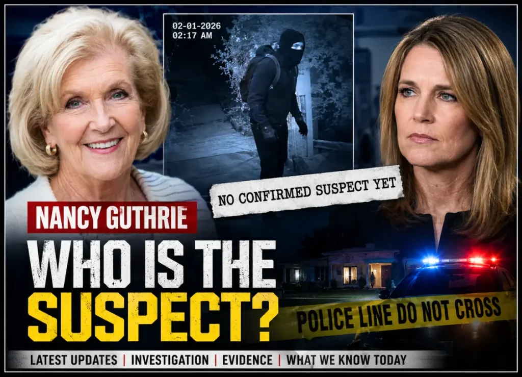 Nancy Guthrie Update Today Suspect
