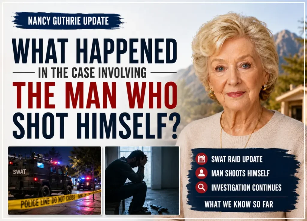 nancy guthrie update man shot himself